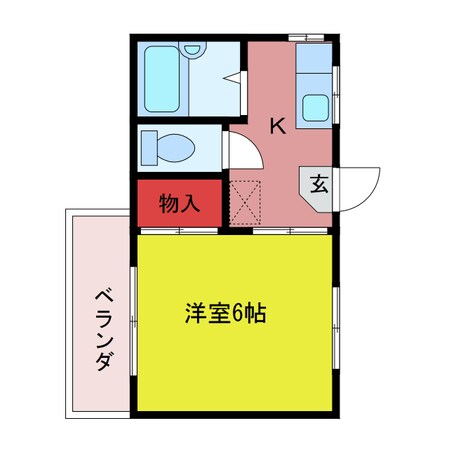 ビュー三光の物件間取画像